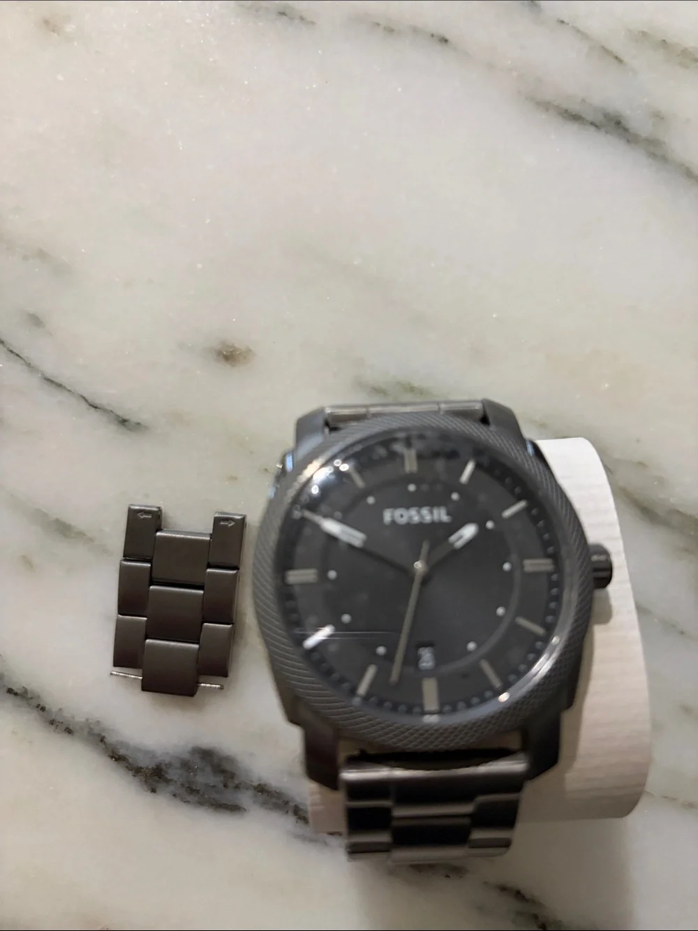 Fossil Platinum Grey Watch - Mens